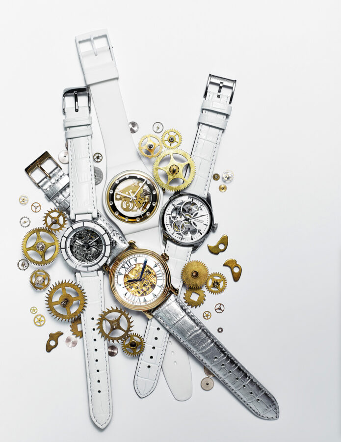 Horlogerie montres transparentes